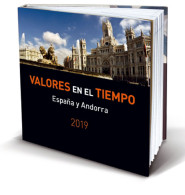 Libro Anual España 2019 - Valores En El Tiempo Sin Sellos Pero Con Filoestuches - Encuadernaciones Y Hojas