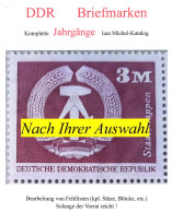 DDR Jahrgang Gest. 1971 1972 1973 1974 1975 1976 1984 1985 1986 1987 1988 1989 - Unused Stamps