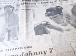 STAMPA SERA 23/7/1964 AUDREY HEPBURN GARGALLO - Sonstige & Ohne Zuordnung