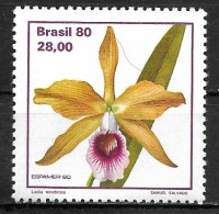 Brasil 1980 Orquídeas Brasileiras  RHM C1165 - Unused Stamps