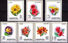 ALBANIA 1968, FLORA, FLOWERS, COMPLETE, MNH SERIES With GOOD QUALITY, *** - Albanië