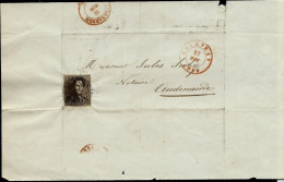 Lettre  De KORTRIJK Vers Audenaarde  27/11/1849 - N° 1 - 1849 Epauletten