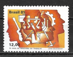 Brasil 1981 50 Anos Do Ministério Do Trabalho RHM  C1237 - Unused Stamps