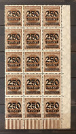 Deutsches Reich - 1923 - Michel Nr. 294 Bogenteil Ecke - Postfrisch - Unused Stamps