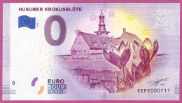 0-Euro XEPE 01 2020 # 111 ! HUSUMER KROKUSBLÜTE - Essais Privés / Non-officiels