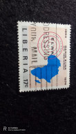 LİBERİA-1950-60         15  CENT            USED - Liberia