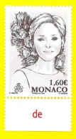 MONACO 2015 Princess Charlene Of Monaco Rose 1v Set - Neufs