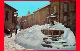 ITALIA - Abruzzo - Cartolina Viaggiata Nel 1977 - Pescocostanzo (L'Aquila) M. 1400 - Piazza Umberto I - Other & Unclassified