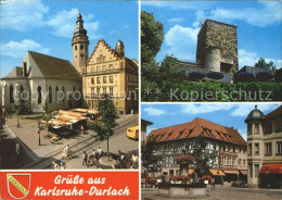 72114478 Durlach Kirche Schloss Markt Brunnen Durlach - Karlsruhe