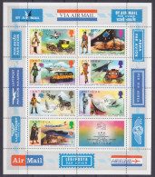 1974 Antigua 323-329/B13 100 Years Of UPU / Satellite - UPU (Unione Postale Universale)