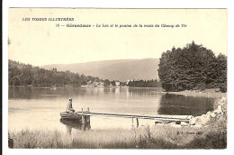 88 - GERARDMER - Le Lac Et Le Ponton De La Route Du Champ De Tir - Gerardmer