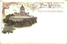 Gruss Aus Porta Westfalica - Litho - Porta Westfalica