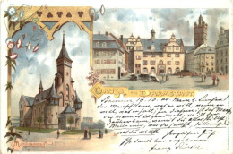 Gruss Aus Darmstadt - Litho - Darmstadt