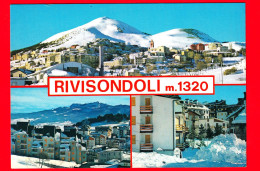 ITALIA - Abruzzo - Cartolina Viaggiata Nel 1988 - Rivisondoli (L'Aquila) - Vedute - Andere & Zonder Classificatie