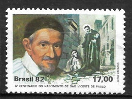 Brasil 1982 400 Anos Do Nascimento De São Vicente De Paula RHM  C1257 - Ongebruikt