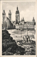 72114298 Koeniggraetz Tschechien Grosser Platz Kirche Koeniggraetz Tschechien - Tchéquie