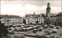 72114295 Darmstadt Marktplatz Mit Rathaus Und Stadtkirche Darmstadt - Darmstadt