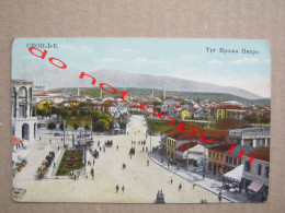 Macedonia / Skopje, Skoplje - Trg Kralja Petra ( 1927 ) - Noord-Macedonië
