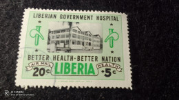 LİBERİA-1950-60         20+5  CENT            USED - Liberia