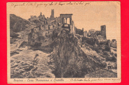 ITALIA - Abruzzo - Cartolina  Viaggiata 1941 - Pescina (L'Aquila) - Casa Mazzarino E Castello - Altri & Non Classificati