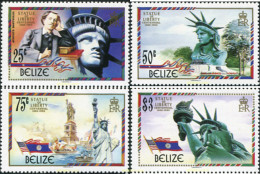 637497 MNH BELIZE 1986 CENTENARIO DE LA ESTATUA DE LA LIBERTAD - Belize (1973-...)