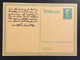 Dt. Reich 1927 Ganzsache Sonderpostkarte Mi. P 207 Nicht Gelaufen - Postkarten