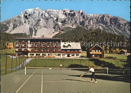 72114062 Ramsau Dachstein Steiermark Hotel Pension Knollhof Tennisplatz Ramsau A - Sonstige & Ohne Zuordnung