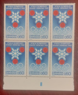 France  Bloc De 6 Timbres Neuf** YV N° 1520 Jeux Olympiques à Grenoble - Ongebruikt