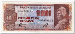 BOLIVIA,100000 BOLIVIANOS,1984,P.171,VF-XF - Bolivien