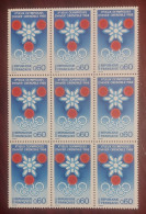 France  Bloc De 9 Timbres Neuf** YV N° 1520 Jeux Olympiques à Grenoble - Mint/Hinged