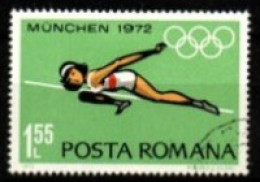 ROUMANIE      -     SAUT  EN  HAUTEUR      -      Oblitéré. - Athlétisme