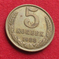 Russia 5 Kopeks 1988 Y# 129a Lt 1443 Ussr Urss Russie Sowjetunion Rusia Kopecks Kopeek Kop. - Russland