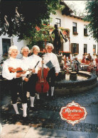 72113904 Bad Reichenhall Mozart Quartett Vor Dem Mozartbrunnen Cafe Reber Bad Re - Bad Reichenhall