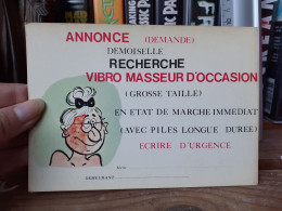 Ancienne Carte Postale - Humour