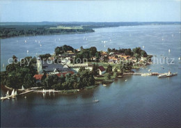 72113862 Fraueninsel Chiemsee Mit Kloster Frauenwoerth Fliegeraufnahme Frauenchi - Altri & Non Classificati