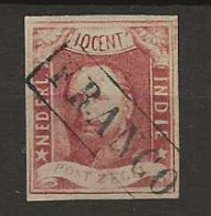 1864 USED Nederlands Indië NVPH 1 - Nederlands-Indië