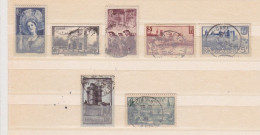 France 1938  Date D'  émission  7 Timbres Oblitérés  N° 388 à 394   ( Trace & Reste De Charnière ) - Used Stamps