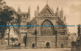 R132128 Exeter Cathedral. West Front. Frith. No 19601 - World