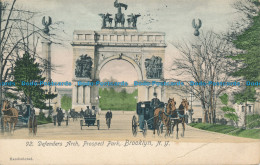 R132130 Defenders Arch. Prospect Park. Brooklyn. N. Y. Rotograph. 1907. B. Hopki - World