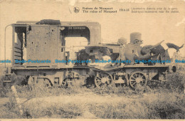 R132140 The Ruins Of Nieuport. Destroyed Locomotive Near The Station. Ern. Thill - World