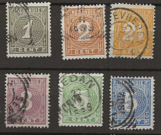 1883 USED Nederlands Indië NVPH 17-22 - Niederländisch-Indien