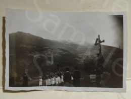 Italia Foto Dolomiti PROCESSIONE CAMPO TURES Ferragosto 1949.  9x6 Cm - Europe