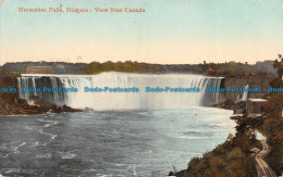 R132379 Horseshoe Falls. Niagara. View From Canada. Valentine. 1913 - Monde