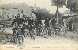 Militaria , Section De Motocyclistes Belges Pres Ostende ( Moto ) , * 525 99 - Guerre 1914-18