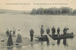 43 , BAS EN BASSET , Groupe De Pecheurs De L’hotel Chambonnet ( Peche Au Filet ) , * 525 93 - Autres & Non Classés