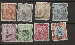 1892 USED Nederlands Indië NVPH 23-30 - India Holandeses