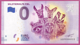 0-Euro XEPF 01 2020 # 222 !  WILDTIERHILFE FIEL - Private Proofs / Unofficial