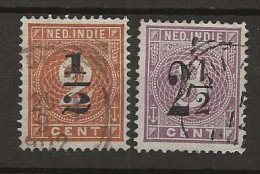 1902 USED Nederlands Indië NVPH 38-39 - Nederlands-Indië