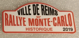 Autocollant RALLYE MONTE CARLO Historique 2019 Départ Reims - Adesivi