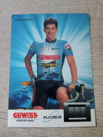 Cyclisme Cycling Ciclismo Ciclista Wielrennen Radfahren CENGHIALTA BRUNO (Gewiss-Playbus 1996) - Cycling